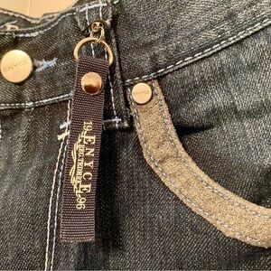 Enyce Jeans Men 34/36 x 34 Blue Denim Streetwear 90s Hip Hop Y2K Baggy Wide Leg